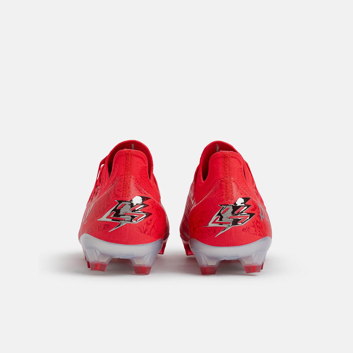 Soccer | Men/Women New Balance Bukayo Saka Furon V7 Pro FG Energy Red With Team Red And Silver