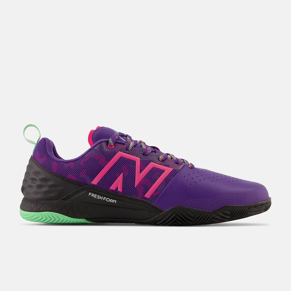 Soccer | Men/Women New Balance Fresh Foam Audazo V6 Pro IN Prism Purple With Alpha Pink And Black