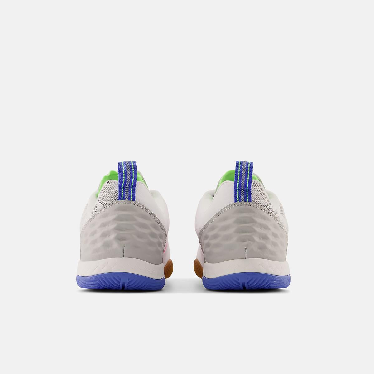 Soccer | Men/Women New Balance Fresh Foam Audazo V6 Pro IN White With Bright Lapis And Alpha Pink