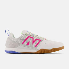 Soccer | Men/Women New Balance Fresh Foam Audazo V6 Pro IN White With Bright Lapis And Alpha Pink