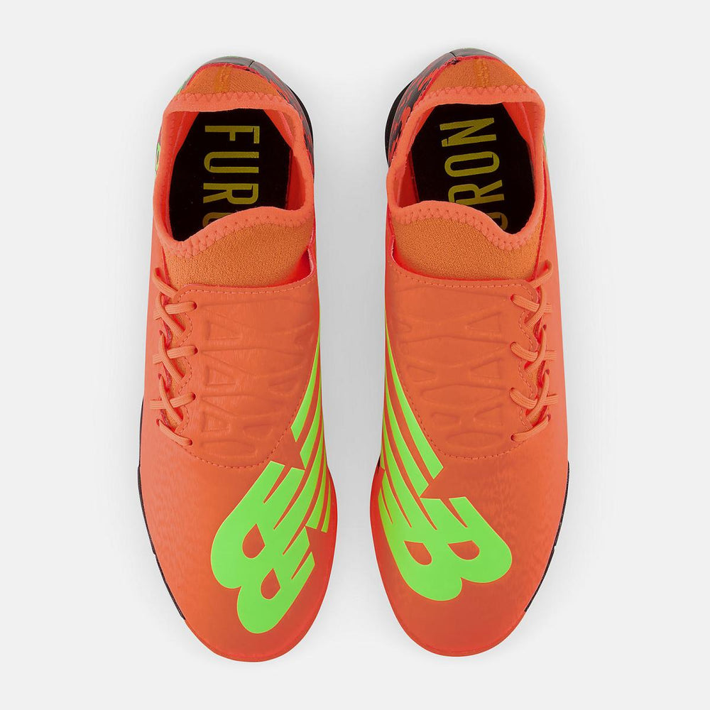 Soccer | Men/Women New Balance Furon V7 Dispatch TF Neon Dragonfly With Black And Coloro Green