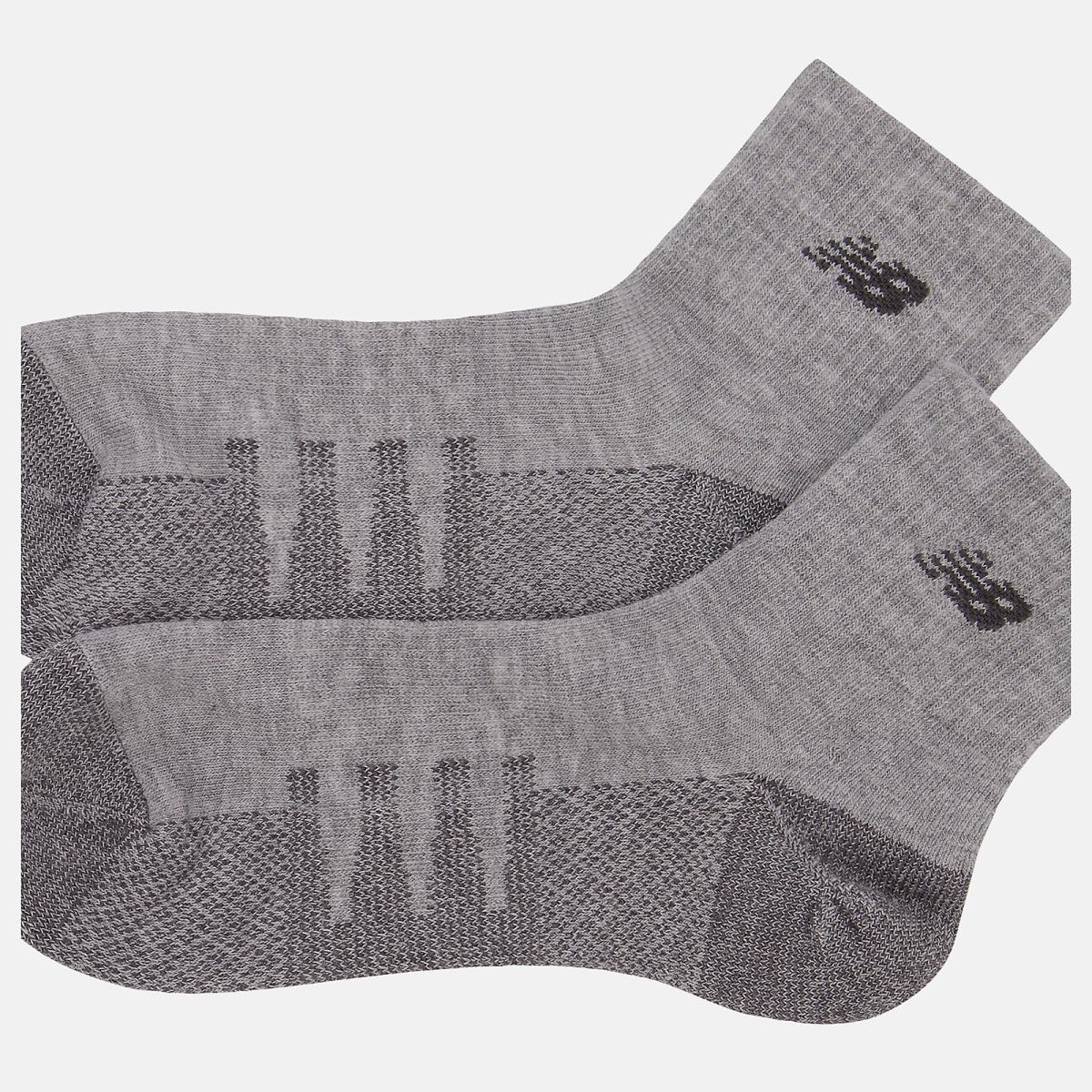 Socks | Men/Women New Balance Coolmax Quarter Socks 2 Pack Grey