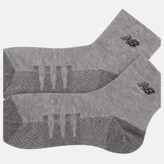 Socks | Men/Women New Balance Coolmax Quarter Socks 2 Pack Grey