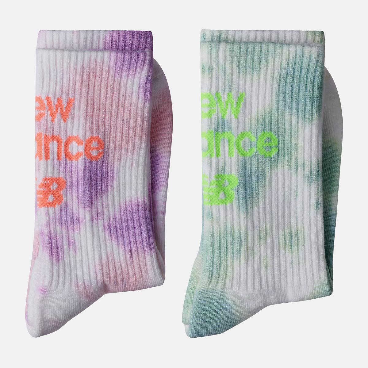 Socks | Men/Women New Balance NB Essential Tie Dye Midcalf 2 Pack Assorted Colors 2