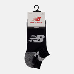 Socks | Men/Women New Balance No Show Run Sock 3 Pack Black With White