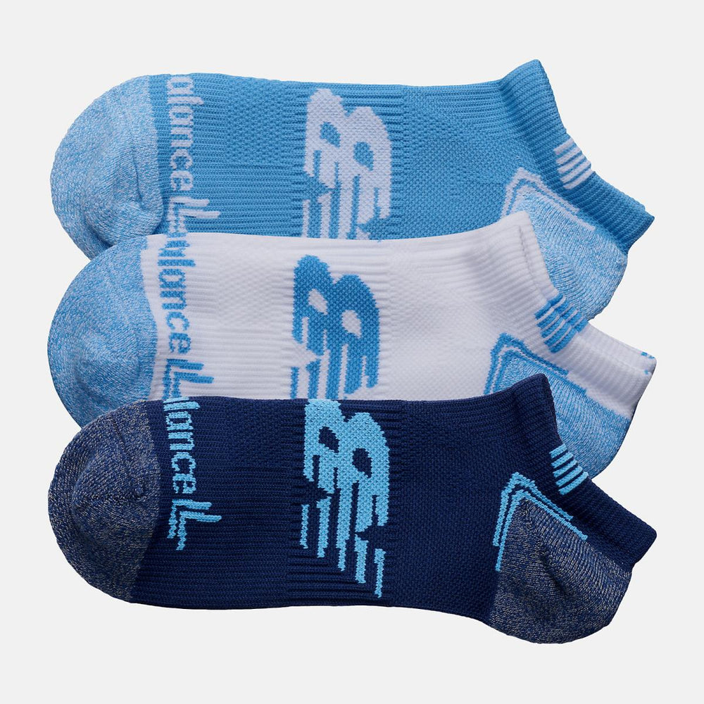 Socks | Men/Women New Balance No Show Run Sock 3 Pack Blue