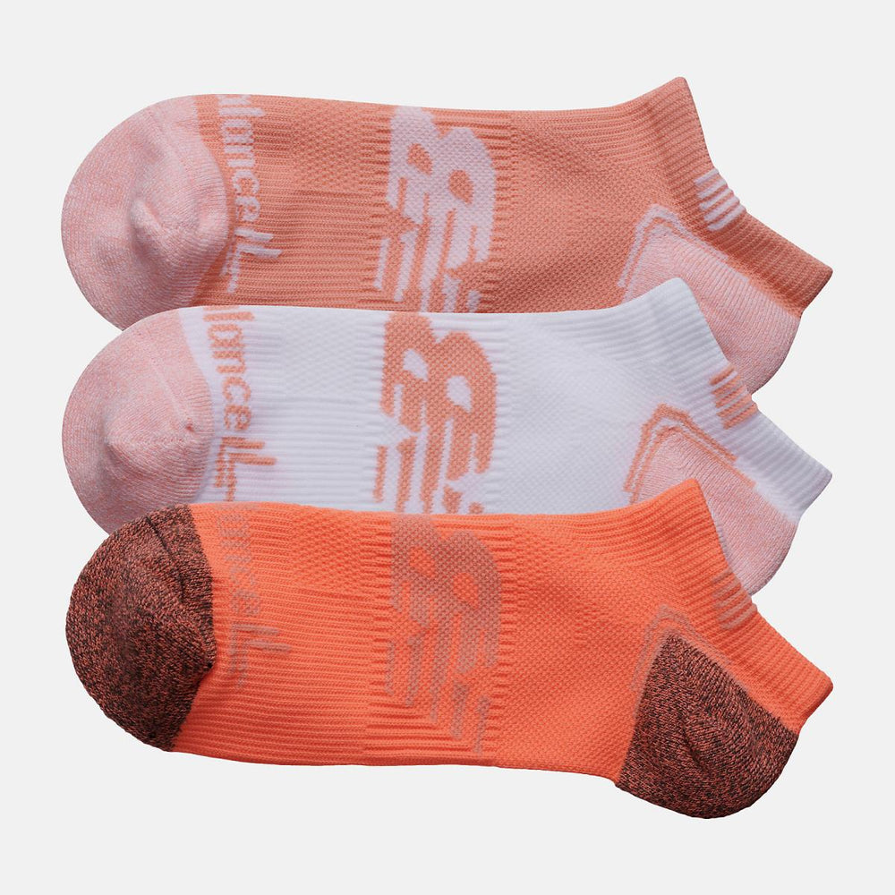 Socks | Men/Women New Balance No Show Run Sock 3 Pack Pink