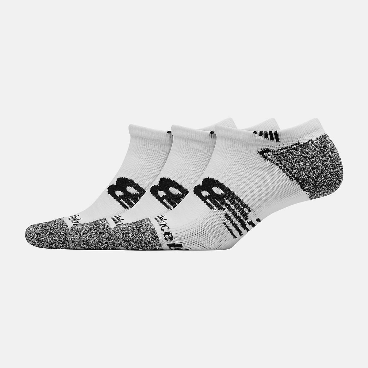 Socks | Men/Women New Balance No Show Run Sock 3 Pack White