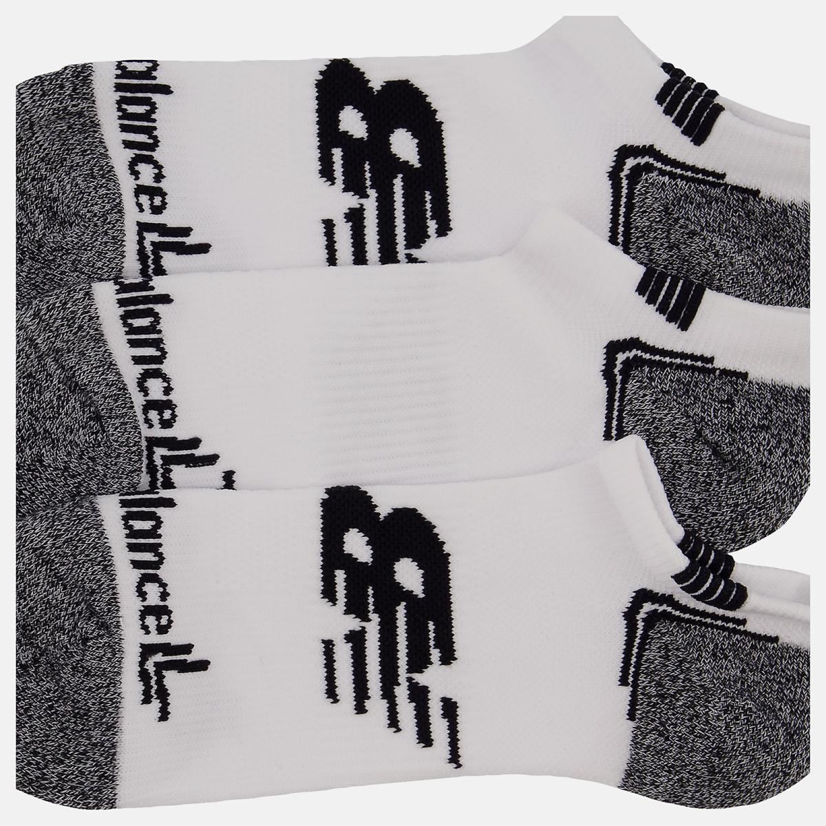 Socks | Men/Women New Balance No Show Run Sock 3 Pack White