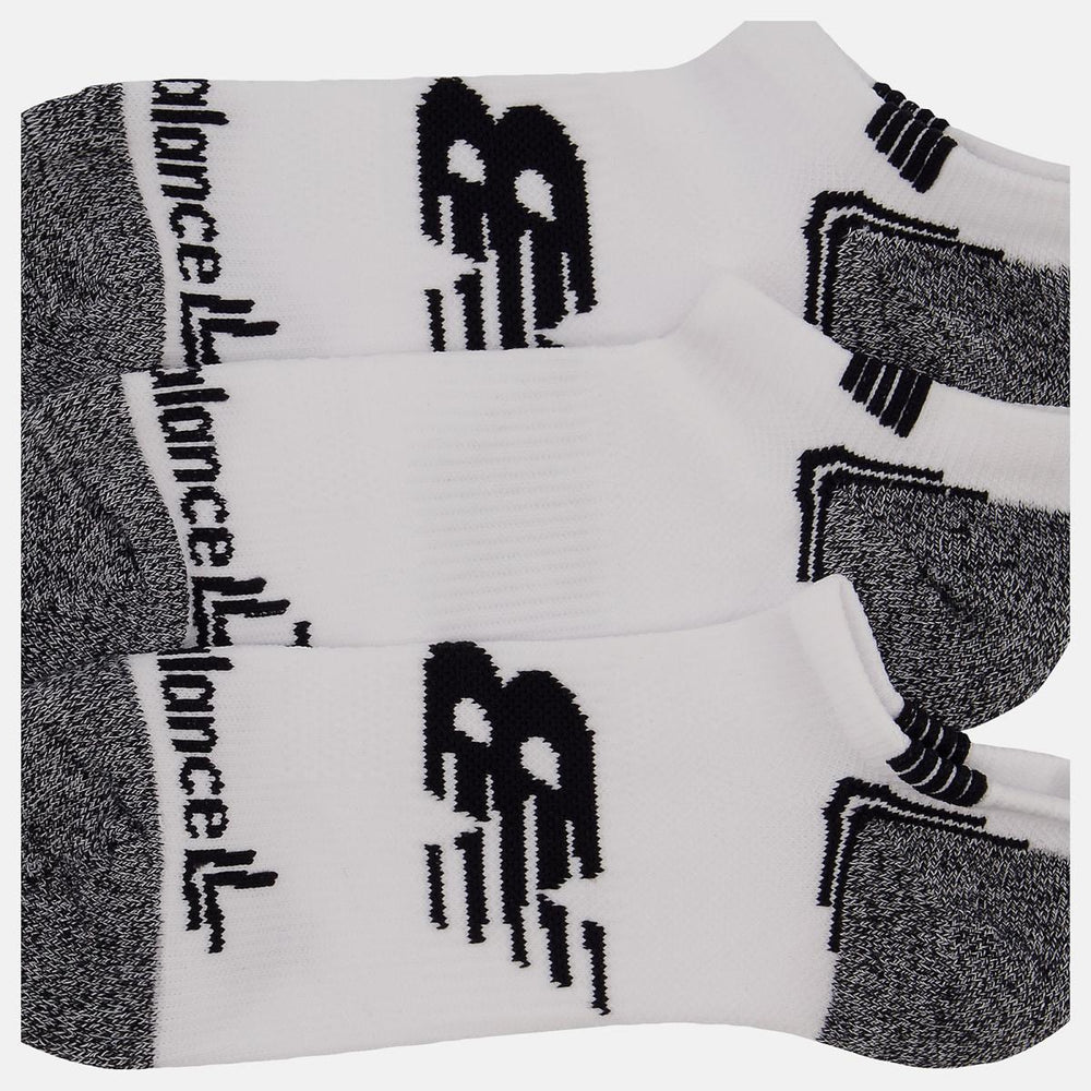 Socks | Men/Women New Balance No Show Run Sock 3 Pack White
