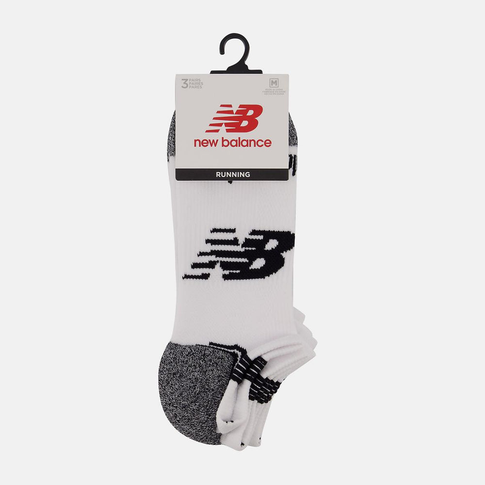 Socks | Men/Women New Balance No Show Run Sock 3 Pack White