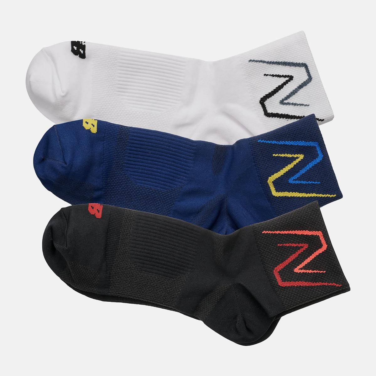 Socks | Men/Women New Balance Running Ankle 3 Pack Assorted 1 Colors