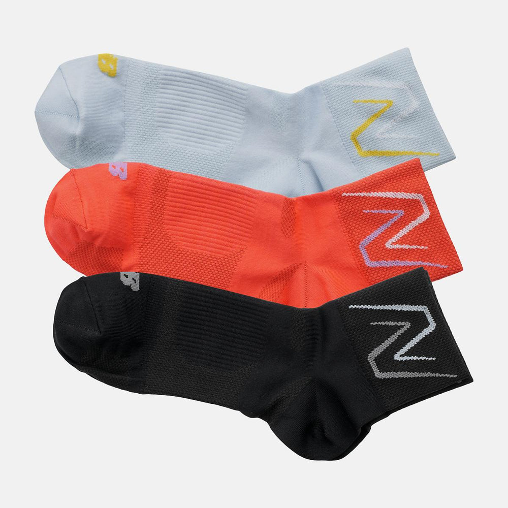Socks | Men/Women New Balance Running Ankle 3 Pack Assorted Colors 2