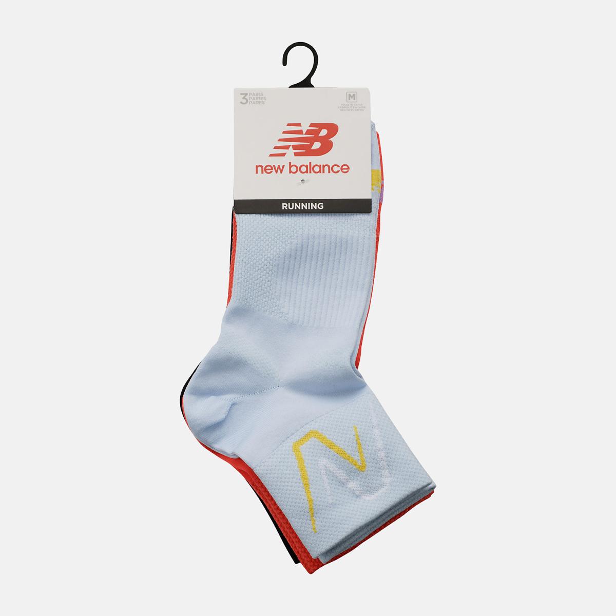 Socks | Men/Women New Balance Running Ankle 3 Pack Assorted Colors 2