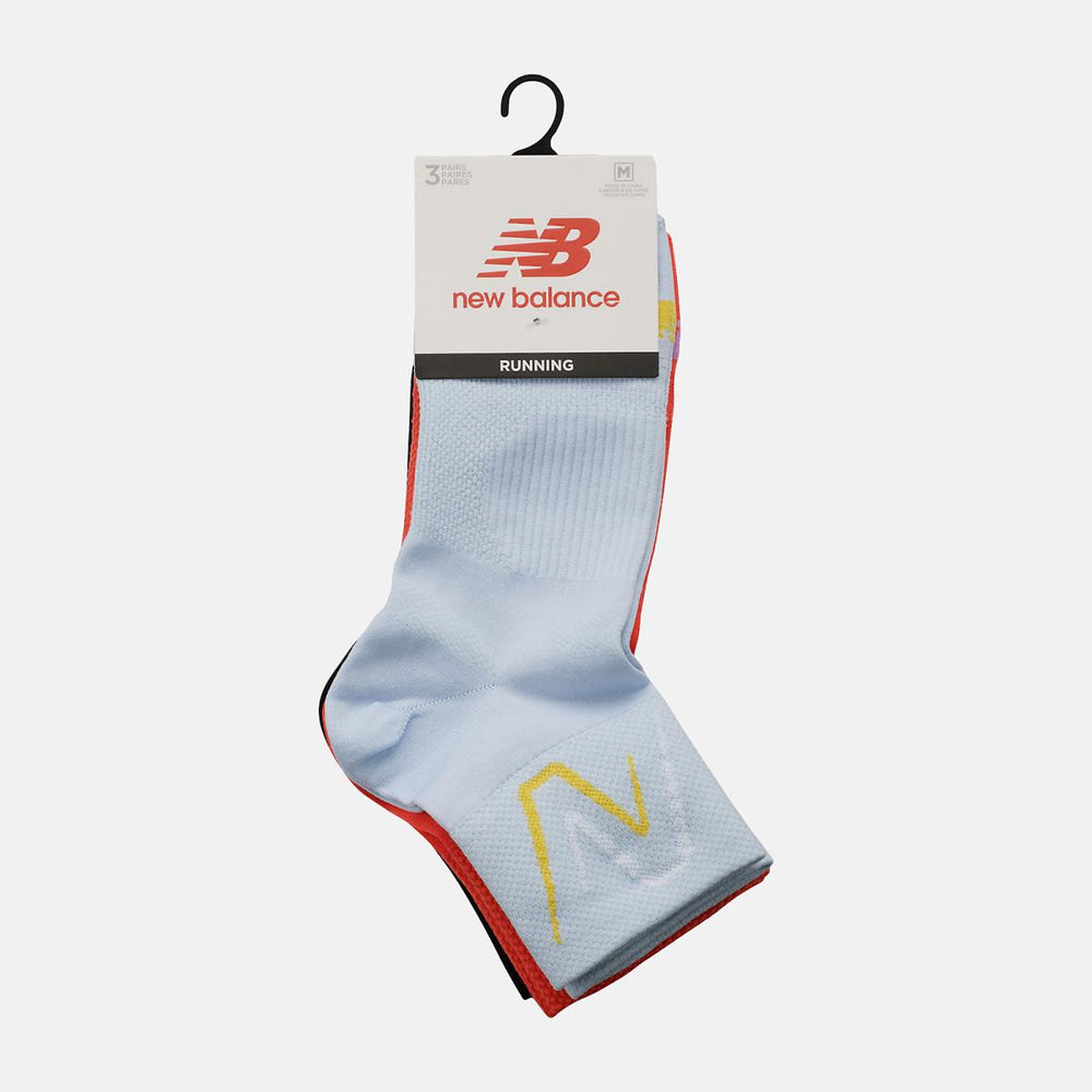 Socks | Men/Women New Balance Running Ankle 3 Pack Assorted Colors 2