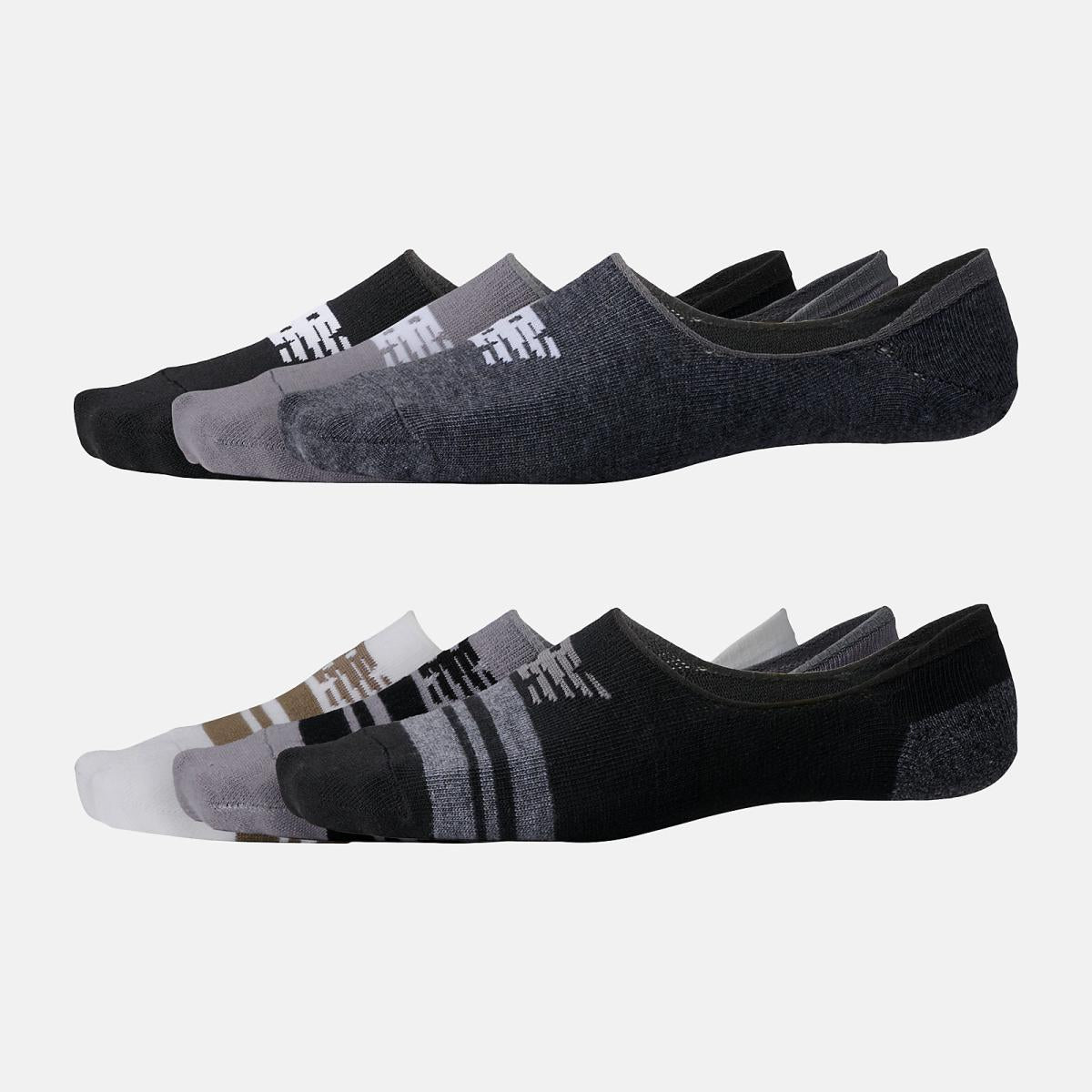 Socks | Men/Women New Balance Ultra Low No Show Socks 6 Pack Assorted 1 Colors