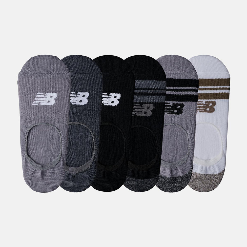 Socks | Men/Women New Balance Ultra Low No Show Socks 6 Pack Assorted 1 Colors
