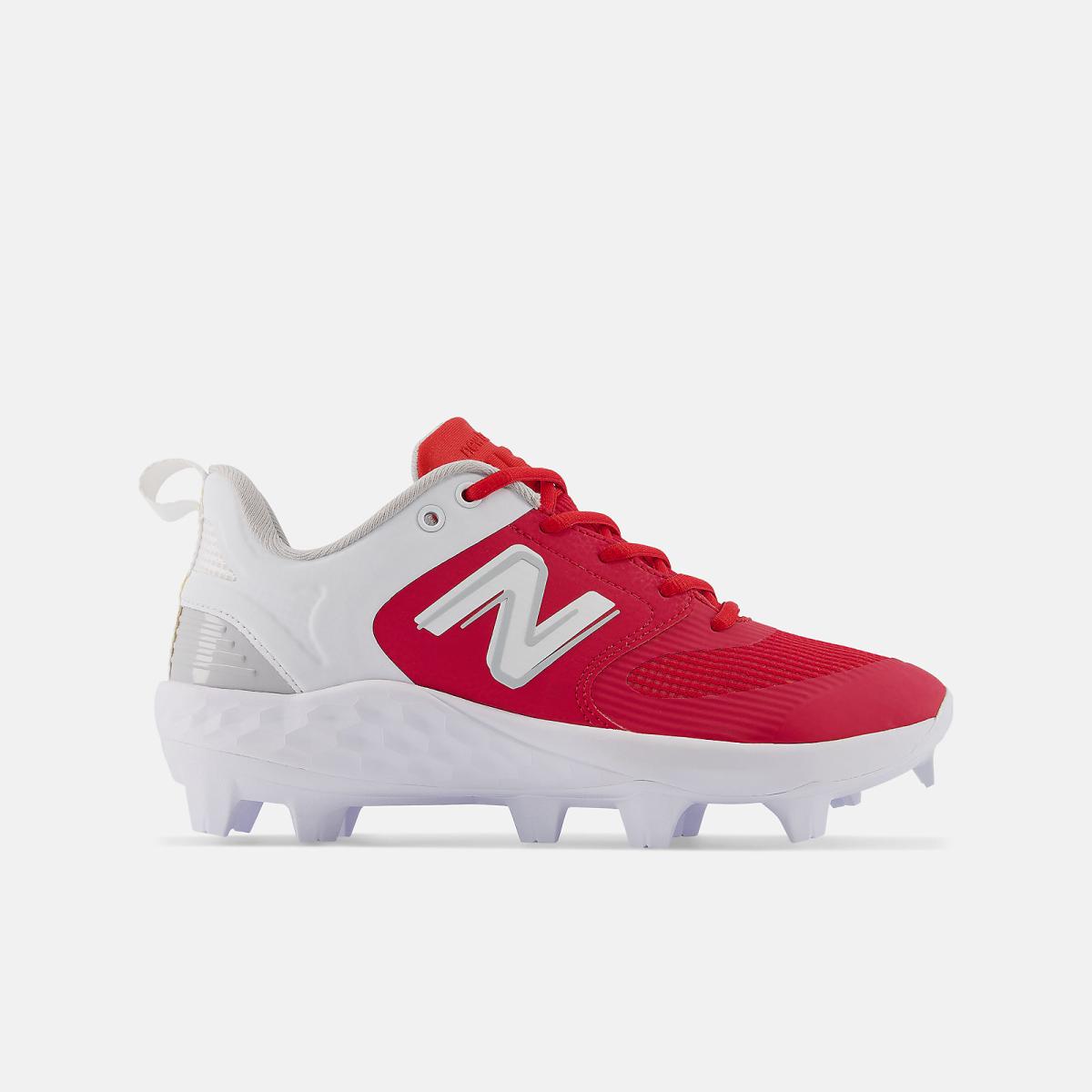 Softball | Women New Balance Fresh Foam Velo V3 Molded Red With White