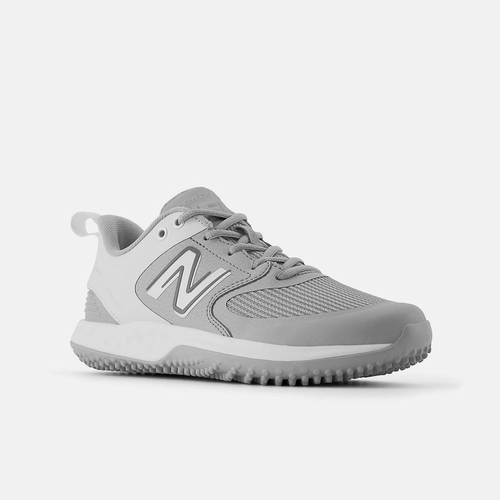 Softball | Women New Balance Fresh Foam Velo V3 Turf-Trainer Grey With White