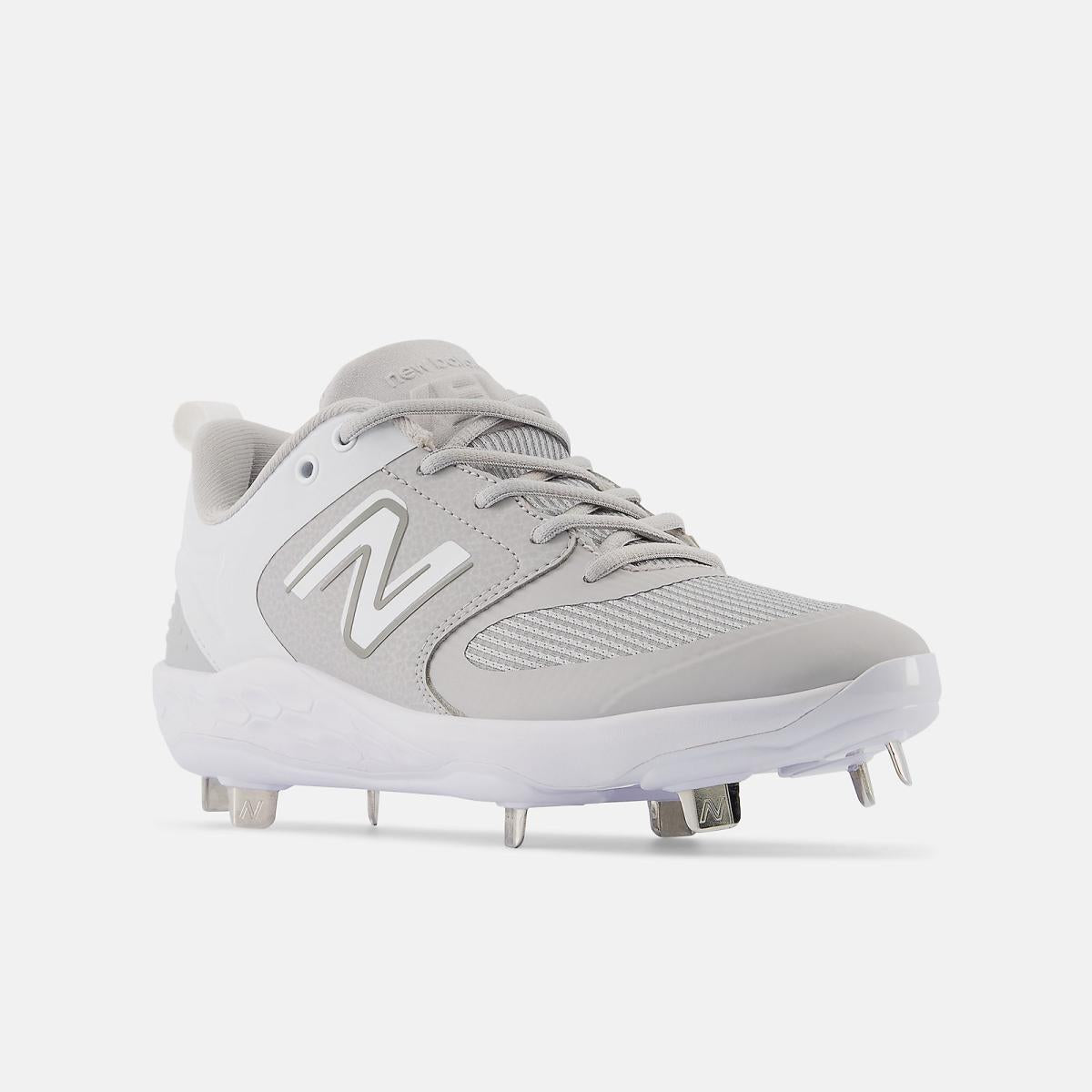 Softball | Women New Balance Fresh Foam X Velo V3 Metal Grey With White