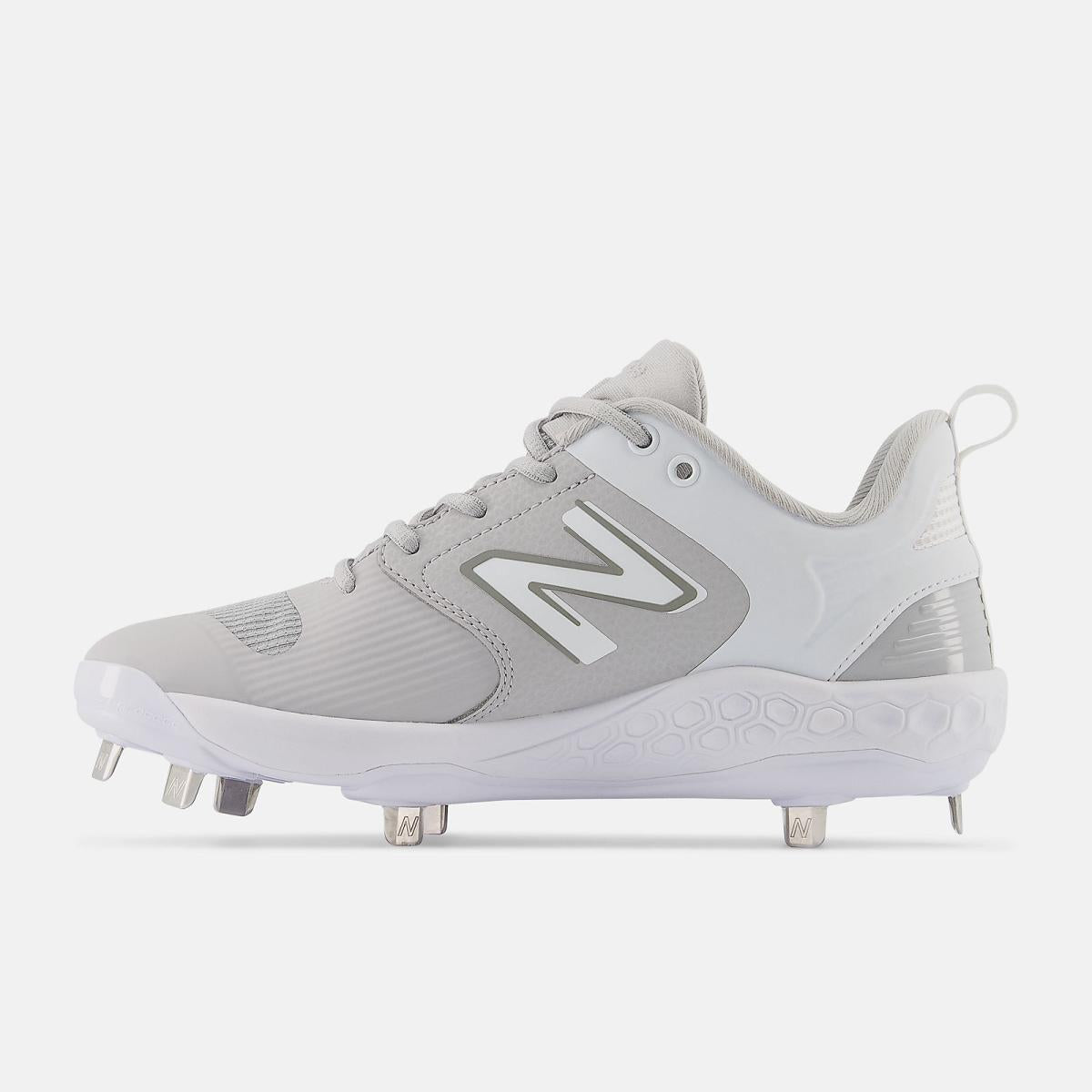 Softball | Women New Balance Fresh Foam X Velo V3 Metal Grey With White