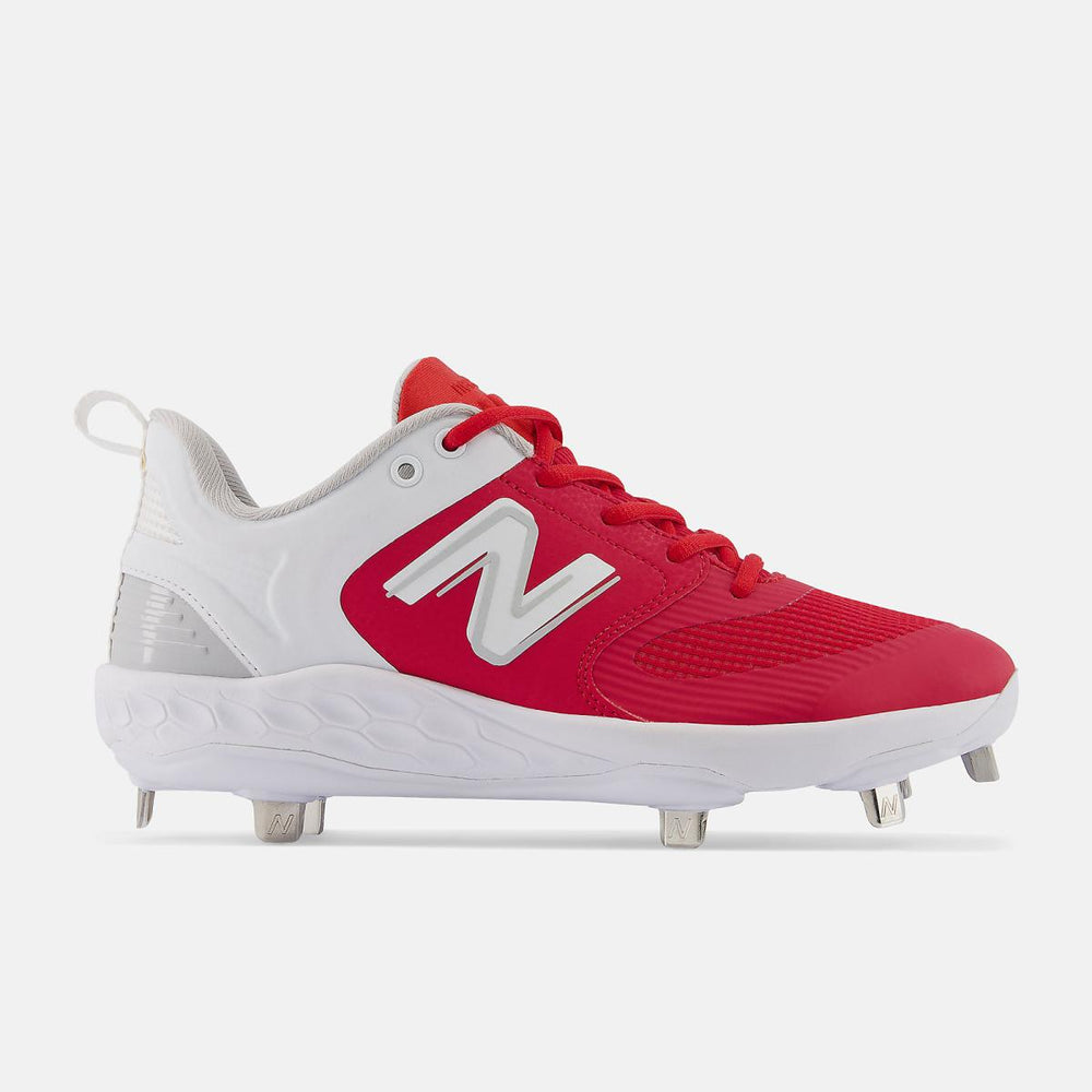 Softball | Women New Balance Fresh Foam X Velo V3 Metal Red With White