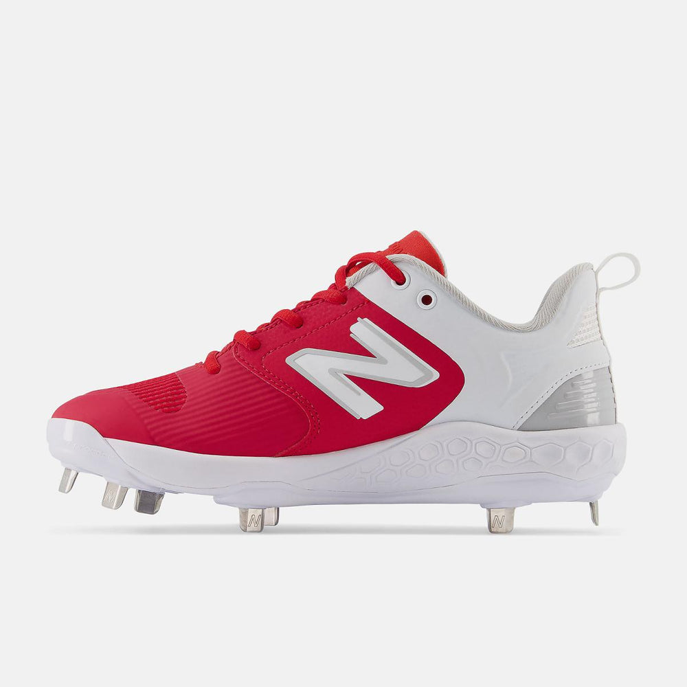 Softball | Women New Balance Fresh Foam X Velo V3 Metal Red With White