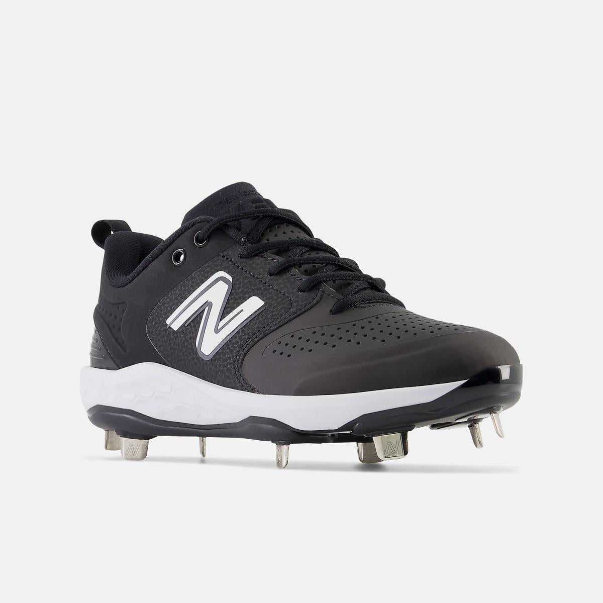 Softball | Women New Balance Fresh Foam X Velo V3 Metal Synthetics Black With White