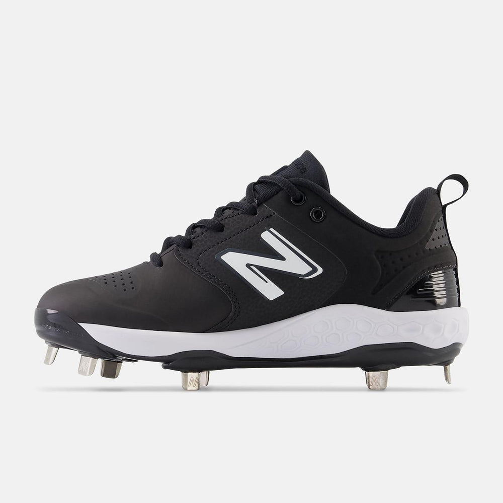 Softball | Women New Balance Fresh Foam X Velo V3 Metal Synthetics Black With White