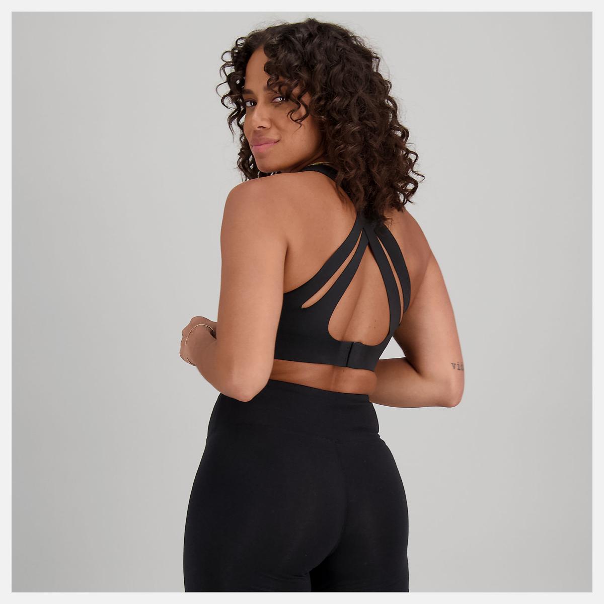 Sports Bras | Women New Balance NB Fortiflow Bra Black