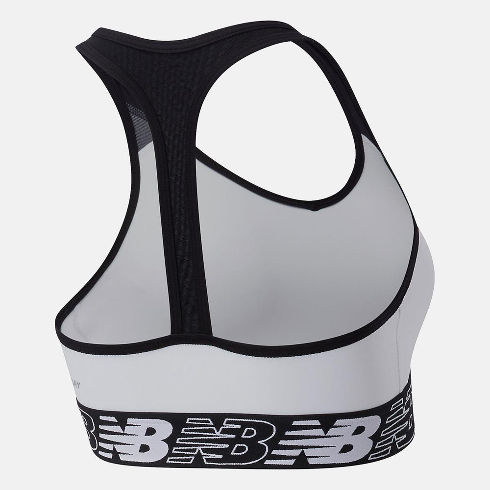 Sports Bras | Women New Balance NB Pace Bra 3.0 White