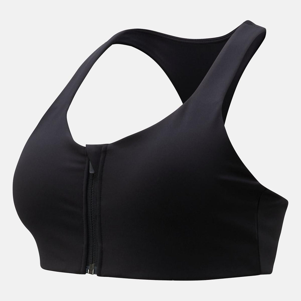 Sports Bras | Women New Balance NB Power X Zip Front Bra Black