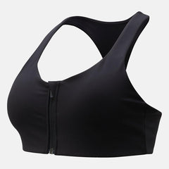 Sports Bras | Women New Balance NB Power X Zip Front Bra Black