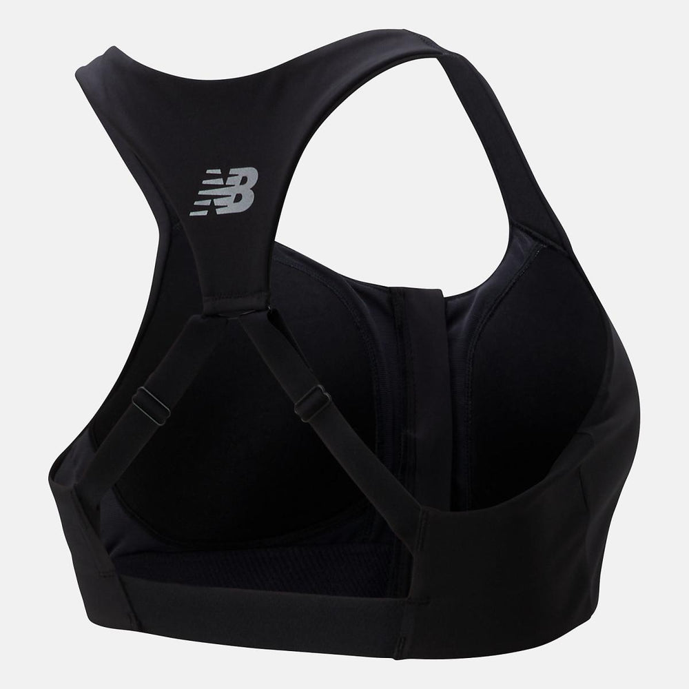 Sports Bras | Women New Balance NB Power X Zip Front Bra Black