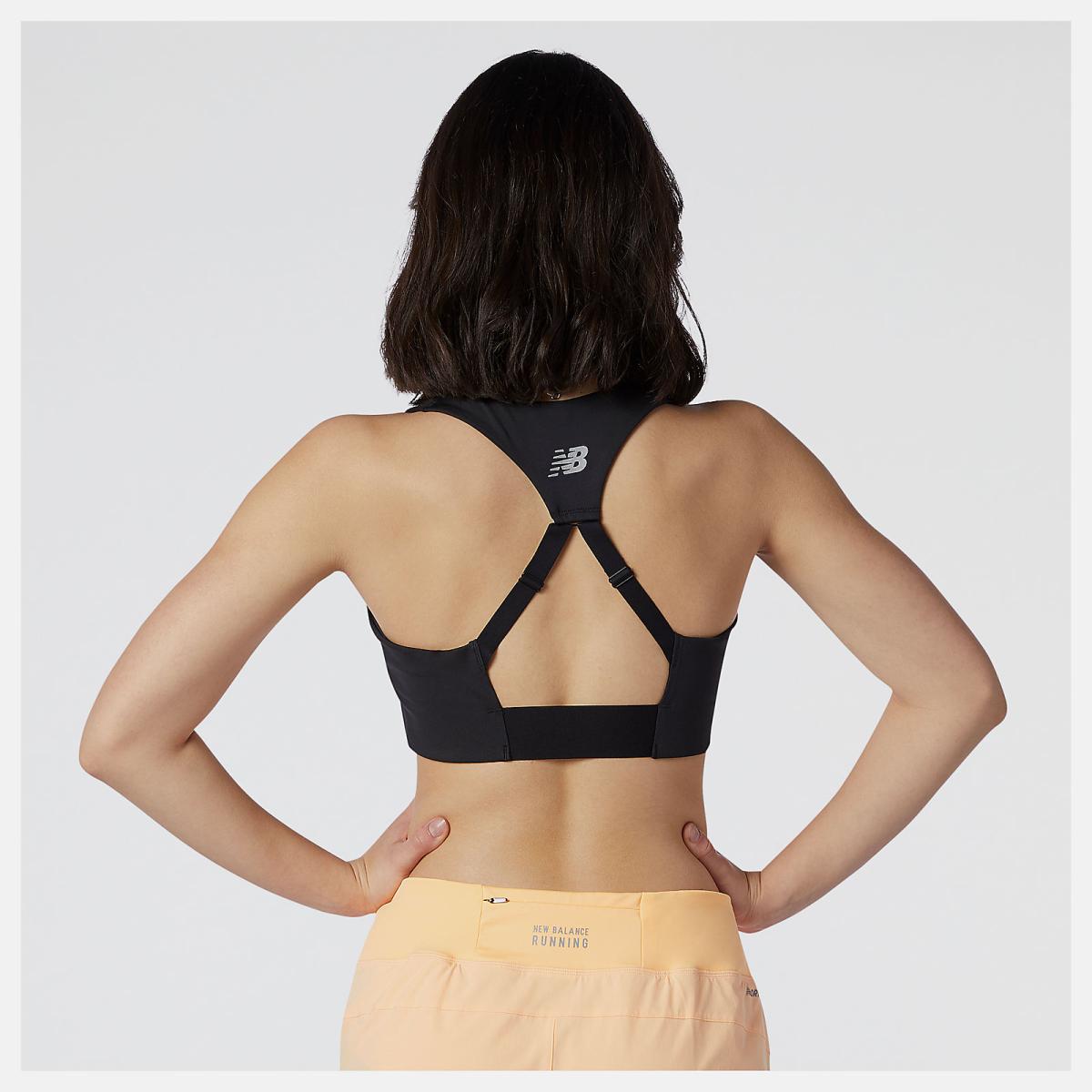 Sports Bras | Women New Balance NB Power X Zip Front Bra Black