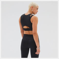Sports Bras | Women New Balance Shape Shield Crop Bra Black