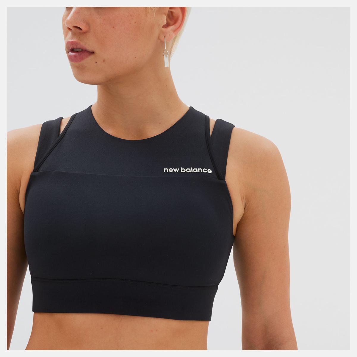 Sports Bras | Women New Balance Shape Shield Crop Bra Black