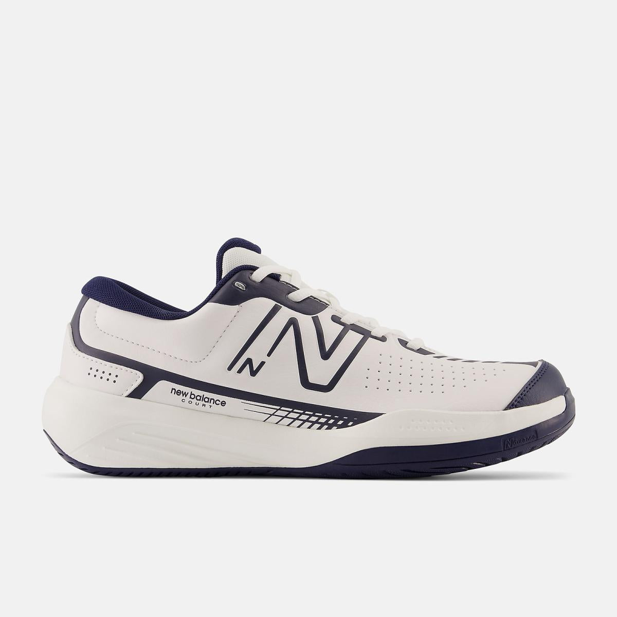 Tennis | Men New Balance 696v5 White With Navy
