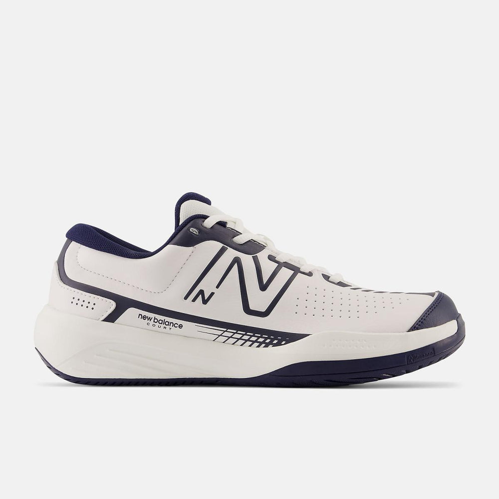 Tennis | Men New Balance 696v5 White With Navy