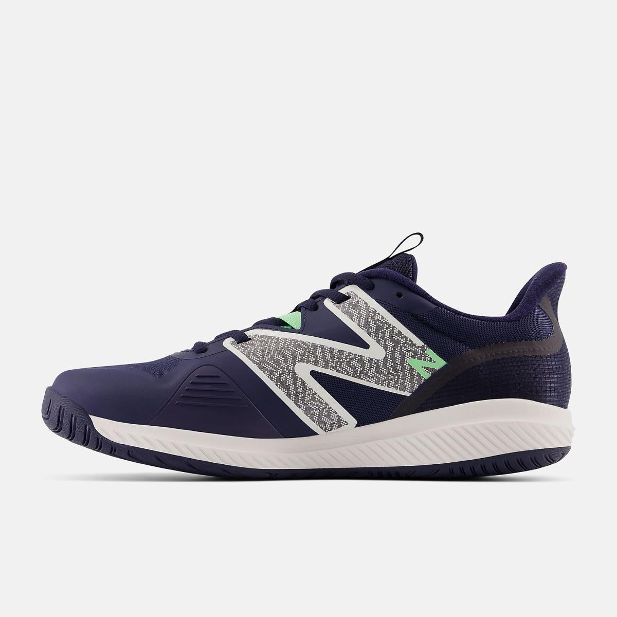 Tennis | Men New Balance New Balance 796v3 Team Navy With Electric Jade And Light Gray