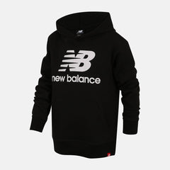 Tops | Kids New Balance Essential Logo Hoodie Black