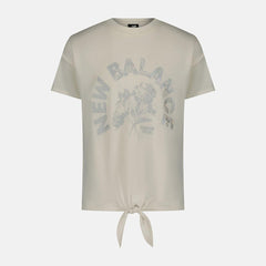 Tops | Kids New Balance NB Essential Tie Front Tee Sea Salt