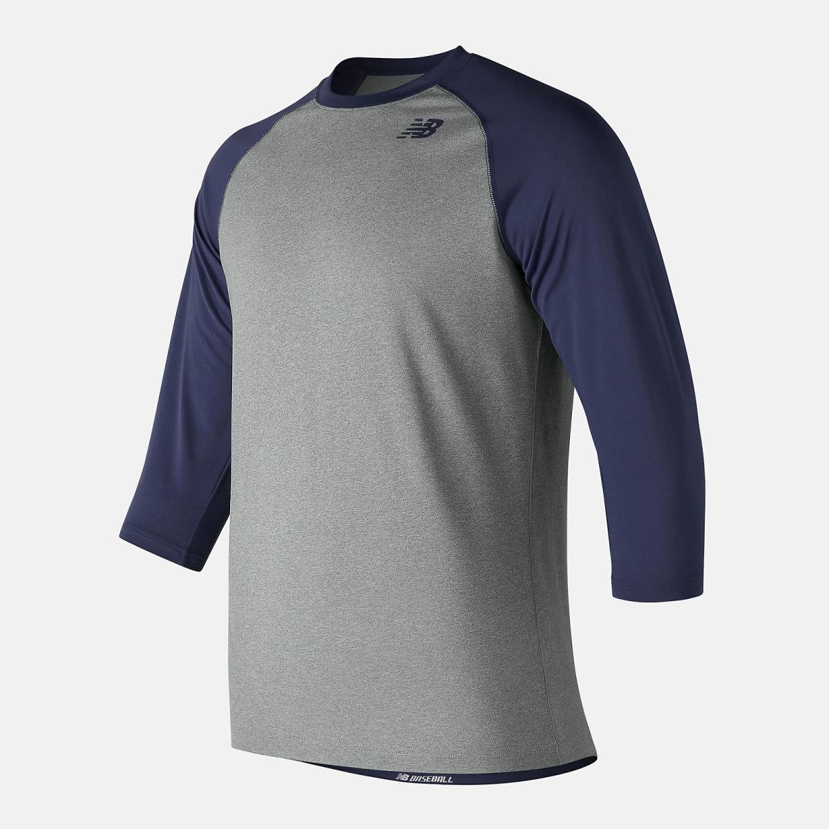 Tops | Kids New Balance Youth 3 Quarter Raglan Team Navy