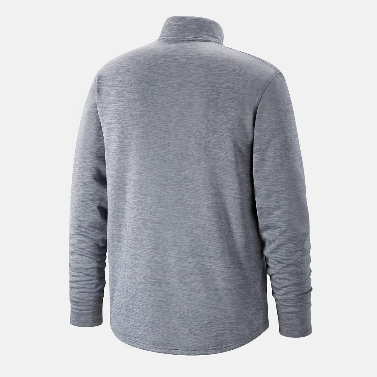 Tops | Kids New Balance Youth Thermal Half Zip Med Heather Grey