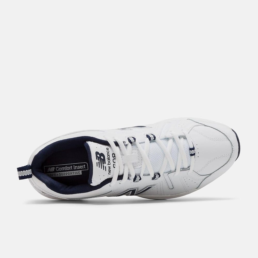 Training | Men New Balance MX608V5 White With Navy