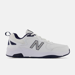 Training | Men New Balance MX857V3 White With Navy And Rain Cloud