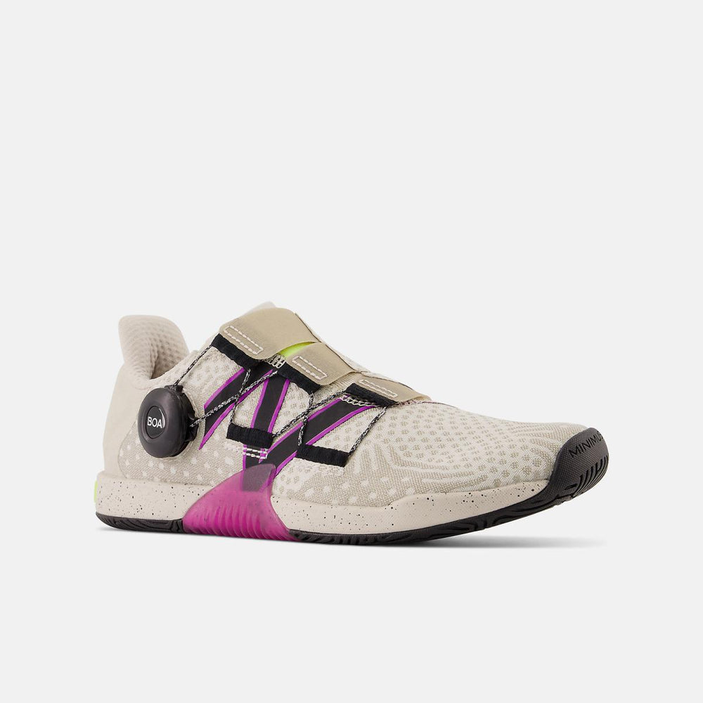 Training | Women New Balance Minimus TR BOA Turtledove With Cosmic Rose