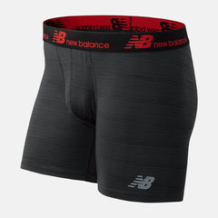 Underwear | Men New Balance Mens 6 Inch Boxer Brief 2 Pack Black