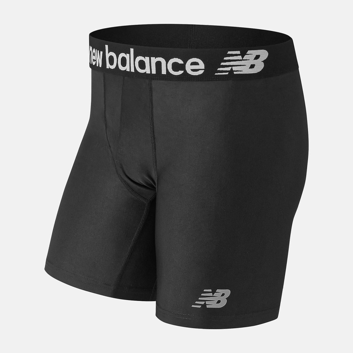 Underwear | Men New Balance Mens 6 Inch Ultra Boxer Brief Black