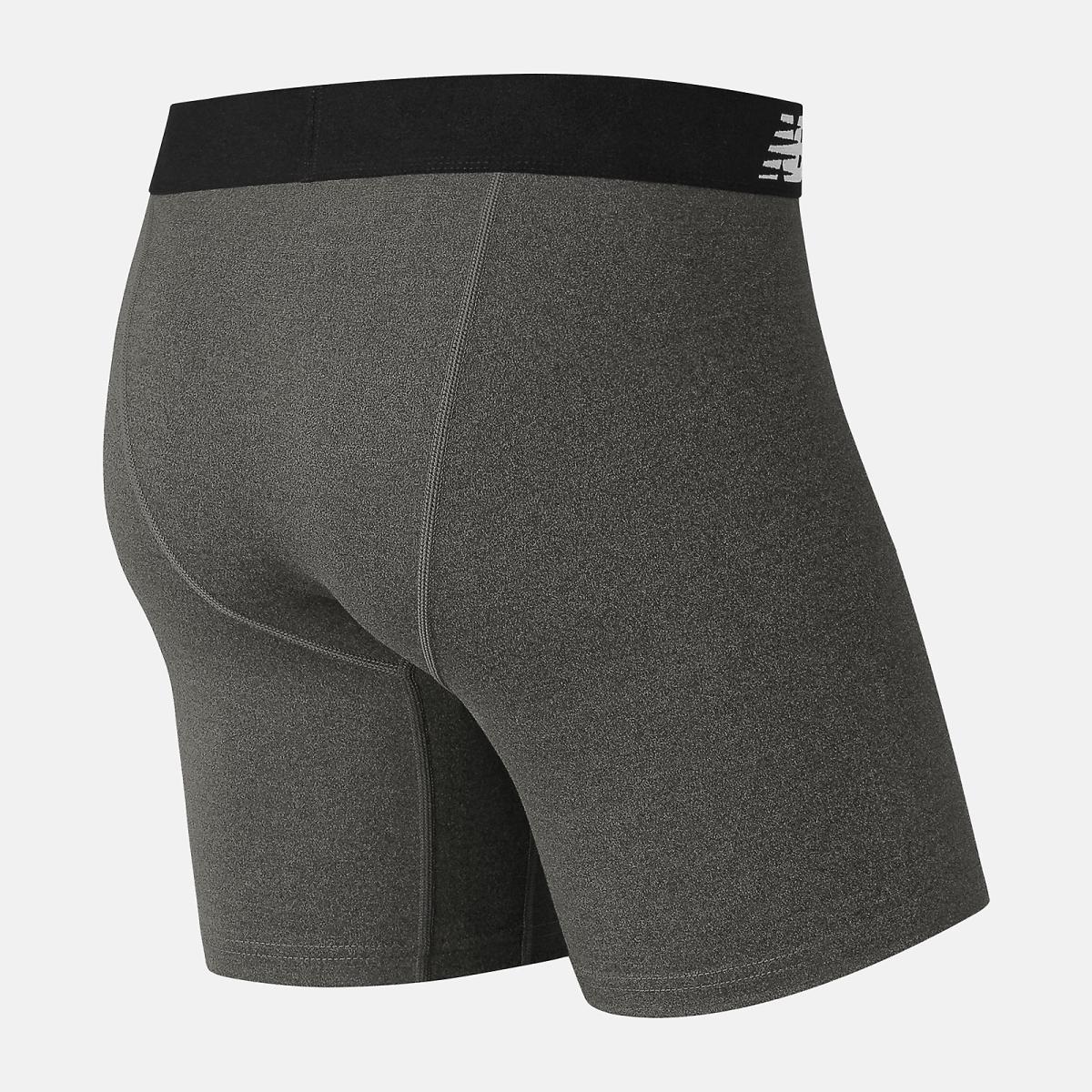 Underwear | Men New Balance Mens 6 Inch Ultra Boxer Brief Heather Grey